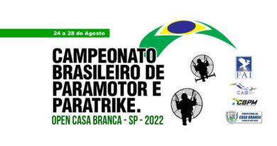 Campeonato Brasileiro de Paramotor e Paratrike – OPEN – Casa Branca – SP – 2022